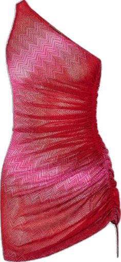 Missoni Mare, Missoni Dress, Drawstring Skirt, Chain Necklaces, Knit Mini Dress, Red Mini Dress, Mini Dresses, Ball Dresses, Missoni