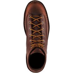 Danner - Bull Run 6" Brown Cristy Danner Bull Run, Wedge Work Boots, Danner Boots, Brown Tee, Moc Toe Boots, Bull Run, Men’s Boots, The Bull, Punch Out