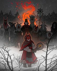 Slavic Paganism, Slavic Folklore, Art Appliqué, Skagen, Horror Art, Dark Fantasy Art, Larp, Character Design Inspiration