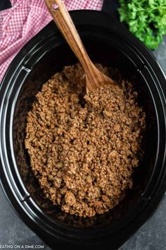 Learn how to make Crockpot Taco Meat Recipe for the best taco meat packed with flavor. Get dinner on the table quickly when you make taco meat in crock pot. Taco Meat In Crockpot, Ground Beef Crock Pot Recipes, Ground Beef Crock Pot, Beef Crock Pot Recipes, Crockpot Taco Meat, Best Taco Meat, Beef Crock Pot, Spanish Rice Recipe Easy, Taco Meat Recipe