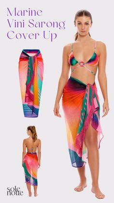 Beach Style Fashion, Cover Up Beachwear, Swimwear Trends, The Marine, The Wave, The Sunset, Sarong, Luxury Life, Minimal Design