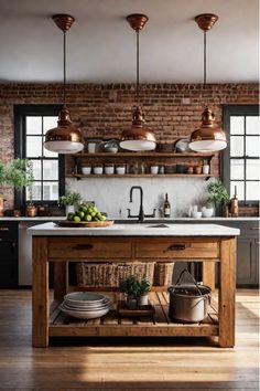 Apartment kitchen island decor trends Kitchen Island With Seating And Storage, Island With Seating And Storage, Vintage Kitchen Island, Island Colors, Narrow Kitchen Island, Kitchen Decor Hacks, Warehouse Kitchen, Functional Kitchen Island, Warehouse Living