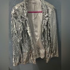 Silver Sequins Blazer New Without Tags Size Medium Sequins Blazer, Sequin Blazer, Silver Sequin, Suit Jackets, Blazer Suit, Suit Jacket, Jackets & Coats, Jackets For Women, Size Medium