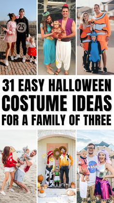 31 Easy Halloween Costumes Ideas for a Family of Three Family Costumes For 4, Costume Halloween Famille, Taco Halloween Costume, Sibling Halloween Costumes, Quick Halloween Costumes, Halloween Costumes For Family