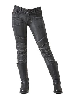 TWIGGY SILVER – uglyBROS USA Apocalypse Pants, Women’s Motorcycle Riding Outfit, Concert Pants, Fitted Leather Motorcycle Bottoms, Motorcycle Jeans Women, Combat Outfit, Motorcycle Pants Women, Motorcycle Riding Jeans, Biker Outfits