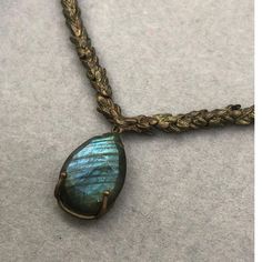 This is a really unique and beautiful piece. I've never seen a chain like this one before - it looks like it is brass and measures 16.75" long with the extenders. The length can be somewhat adjusted to fit based on where you place the clasp. The labradorite is lovely and iridescent - a teardrop shape. Choker Pendant, Man Den, Choker Necklaces, Labradorite, Portland, Necklace Etsy, Choker, Choker Necklace, Beauty Book