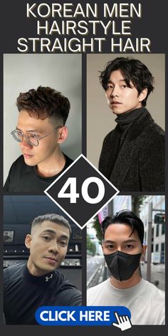 Explore 40 trendy Korean men's hairstyles for a fresh and stylish look! From sleek undercuts to textured waves, these hairstyle ideas will inspire your next grooming session. Elevate your look with these popular and fashionable Korean hair trends. #KoreanHairstyles #MensHaircuts #TrendyStyles Chinese Man, Korean Hairstyle, Haircuts For Men