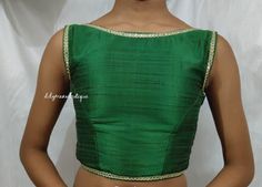 Boatneck Saree Blouse, Indian Sari Blouse, Bollywood Sari Blouse, Women Blouse, Crop Top For Women, Saree Blouse, Fancy Crop Top For Women Description: Fabric: Raw Silk Color: Same As Pic Back Open Blouse Available In Many Colors Lowest Price Fitted Green Tops With Self Design, Green Fitted Tops With Unique Design, Green Self Design Party Tops, Elegant Green Blouse For Festivals, Elegant Festive Top With Yoke Detail, Elegant Green Sleeveless Blouse, Fitted Green Sleeveless Blouse Piece, Elegant Green Top With Self Design, Green Fitted Sleeveless Blouse Piece