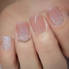 more in telegram Glitter Gel Nail Designs, Summer Nails Colors Designs, French Pedicure, Ombre Nails Glitter, Valentine Nails, Nude Nail Designs, Glitter Gel Nails, Her Nails, Nail Fashion