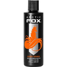 Semi-Permanent Hair Color -  Arctic Fox Semi-Permanent Hair Color is a cruelty-free, semi-permanent hair dye that is made from only vegan ingredients.    Benefits     Cruelty-Free Semi-Permanent Hydrating Zero Damage No Harsh Chemicals (Peroxide, Ammonia, or PPD) Vegan     Features     Arctic Fox Sunset Orange is a fiery, deep red-orange that turns out well on medium blonde hair. Brassy tones won't cause any problems for this color. Since it's primarily red-based, the red undertones of Sunset Or Semi Permanent Pink Hair, Permanent Pink Hair Dye, Orange Ombre Hair, Blone Hair, Fox Hair Dye, Arctic Fox Hair Dye, Medium Blonde Hair, Arctic Fox Hair Color, Dark Blue Hair