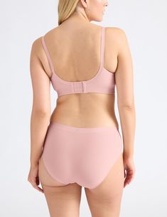 Fits like a dream and feels like nothing at all! Our Seamless Bra is made with BlissFit™ Fabric for unbeatable shape, medium-impact support, and the perfect amount of stretch. Wear yours on its own or under your favorite top. | Knix Good to Go Seamless Bra in Rose Water Pink Pink Full Coverage Sports Bra With Built-in Bra, Stretch Pink Nursing Bra With Built-in Bra, Pink Nursing Bra With Built-in Stretch, Pink Stretch Nursing Bra With Built-in Bra, Pink Full Coverage Sports Bra With Removable Pads, Pink Full Coverage Sports Bra With Light Support, Pink Stretch Push-up Nursing Bra, Pink Stretch Full Coverage Sports Bra, Pink Full Coverage Stretch Sports Bra