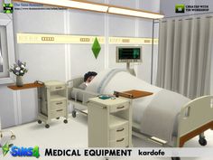 a medical equipment is shown in this screenshot from the video game sims 4