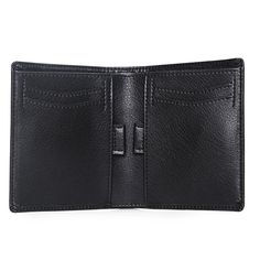 DESCRIPTION: Our Vertical Sleeve Wallet is a slim, vertical wallet made from durable, luxurious vegan leather. FEATURES: Our Vertical Sleeve Wallet is eligible to be considered a front pocket wallet and made with exquisite, smooth supple microfiber vegan leather. The wallet is unique in that it contains two pull tabs in the middle of the wallet to make it easier to pull cards out from the rear pockets. Four credit card slots Durable, scratch resistant material RFID protection No leather or anima Black Trifold Wallet For Everyday Use, Black Trifold Wallet For Daily Use, Black Trifold Wallet For Everyday, Black Trifold Wallet With Coin Pocket For Daily Use, Black Bifold Wallet For Daily Use, Black Bifold Wallet With Id Window, Black Bifold Card Holder, Black Everyday Trifold Wallet, Everyday Black Rectangular Trifold Wallet