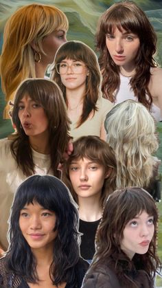 Long Hair And Bangs, New Hair Look, 70s Hair, Haircut Inspo, Hairstyles For Layered Hair, Wolf Cut, Hair 2024, Hair Color And Cut