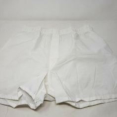 Vintage Manhattan Boxer Shorts / Underwear - Poly Cotton Blend. Made In The Usa Mens Size 38 Appears To Be New/Unworn White Loungewear Boxer Briefs, White Boxer Briefs With Elastic Waistband, White Short Boxer Briefs With Elastic Waistband, White Cotton Boxer Briefs, White Cotton Boxer Briefs With Elastic Waistband, White Short Boxer Briefs For Daywear, American Eagle Boxers, Plaid Boxers, Vintage Boxer