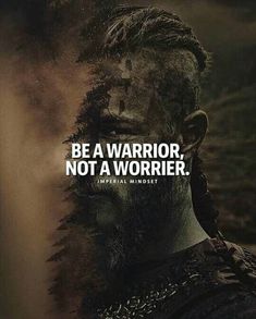 a man with dreadlocks and a quote on his face that says be a warrior, not a worrier