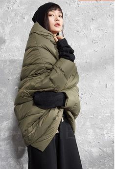 This down coat make with 90% duck down ,very warm in the winter .also have plus size to 10 XL. This is a winter down jacket fill with down.we design it with a very thick and warm style.this hooded down jacket could keep you very warm in the cold winter.the side pockets is very useful.a unique design women winter coat. Material: 90% duck down ,polyester Style: Casual Package Contents: 1 x down coat Free Size: Length:120cm chest:140cm shoulder and sleeve:68cm Long Duck Down Puffer Jacket For Outdoor, Outdoor Long Duck Down Puffer Jacket, Green Duck Down Long Sleeve Outerwear, Oversized Duck Down Parka For Winter, Winter Oversized Duck Down Outerwear, Oversized Duck Down Winter Parka, Green Duck Down Outerwear For Fall, Thick Duck Down Outerwear For Cold Weather, Green Duck Down Outerwear