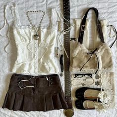 back to school outfits inspo ୭ ˚. ᵎᵎ Downtown Outfits, 2000s Outfits, Really Cute Outfits, Website Link, Girly Outfits, Dream Clothes, May 1, Fashion Killa, Cute Fashion