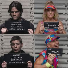 four mugshots of people holding up signs in front of their faces and wearing bandanas