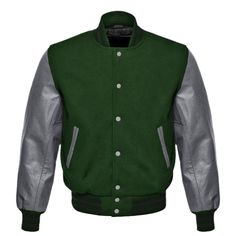 Classic Men’s Varsity Leather Jacket Luxury Leather Varsity Jacket With Padded Collar, Luxury Classic Leather Varsity Jacket, Varsity Jacket Embroidery, Jacket Baseball, Designer Jackets For Men, Leather Sleeves, Unisex Jacket, Leather Sleeve, Baseball Jacket