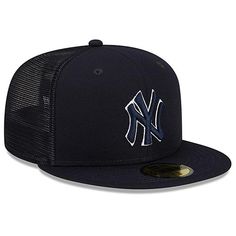 Officially Licensed Men's New Era Navy 2023 Batting Practice 59FIFTY Fitted Hat - New York Yankees   This authentic Fanatics branded baseball hat is perfect for showcasing team spirit.  Flat bill design with ability to curve for a super trendy look and great addition to your sports apparel collection.         Fitted Raised embroidered graphics, High Crown, Six panel construction with eyelets          Care: Surface washable      Material: 100% Polyester      Structured fit      Brand: New Era Yankee Hat, New York Yankee Hat, Game Day Outfit, New Era Fitted, Gameday Outfit, Favorite Season, Day Outfit, Die Hard, Fitted Hat