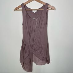 New With Tags! Anthropologie Deletta Tank, Size Xs. Mauve In Color, Asymmetrical With Multi Texture Pieces. Approx. Measurements- Pit To Pit- 12 Length- 25 Bundle And Save Purple Sleeveless Top For Day Out, Chic Fitted Mauve Tops, Sleeveless Purple Top For Day Out, Fitted Chic Mauve Tops, Chic Mauve Slim Fit Tops, Purple Sleeveless Tank Top For Day Out, Mauve Sleeveless Casual Top, Fitted Mauve Summer Top, Fitted Mauve Top For Summer