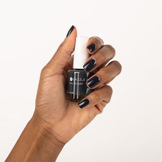 A dark slate gray with cool undertones. Dazzle Dry, Spa Essentials, Cool Undertones, Sodium Lauryl Sulfate, Slate Gray, Nail Color, Nail Lacquer, Fun Nails, Nail Colors