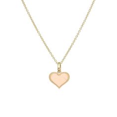 14K YELLOW GOLD PINK HEART PENDANT OR NECKLACE Heart Width : 10.85mm  Heart Length : 9mm Heart Thickness : 1mm Here is a dainty, delicate and simple, yet classy Heart  Pendant or Necklace. This is 14k Solid Yellow Gold. ( We do not sell filled or plated jewelry) Perfect for everyday use. ---Absolutely stunning. Comes in a gift box.  ---Return Policy--- -You may return the unused item in its original condition for a full refund  within 14 days of items receipt date. - No Questions  Asked ! 100% M Yellow Gold Heart Necklace, Star Wedding Band, Pink Heart Pendant, Pink Heart Necklace, Gold Flats, Gold Heart Necklace, Band Jewelry, Yellow Gold Pendants, Fine Jewellery Necklace