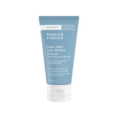 RESIST Super-Light Wrinkle Defense SPF 30 | Paula's Choice Paula's Choice, Skin Care Wrinkles, Paulas Choice, Sunscreen Moisturizer, Anti Aging Moisturizer, Moisturizer With Spf, Even Out Skin Tone, Spf Sunscreen, Anti Aging Skin Products