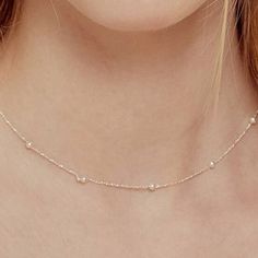 Pearl Station Necklace, Ball Chain Choker Necklace, Dainty Swarovski Pearl Necklace, Perfect for Layering, Everyday, Gift for Her (NZ2014) ▶ Product Info. - Material: 925 Sterling Silver / Swarovski Pearl / Cubic Zirconia - Metal Finish: Silver + Anti-Tarnish E-Coat - Safety: Nickle & Lead free and Hypoallergenic - Dimensions: Swarovski Pearl -3mm / Cubic Zirconia - 3.5mm - Length: 39cm + 3cm (length adjustable) - Weight: 1.9g - TATIANA & Silver 925 engraved tag was added. - Made In South Korea Dainty Beaded Wedding Necklaces, Dainty Beaded Pearl Necklace For Wedding, Dainty Beaded Necklaces With Round Beads For Wedding, Wedding Pearl Jewelry With Tiny Beads, Pearl Beaded Clavicle Chain Necklace For Wedding, Delicate Tiny Beads Pearl Necklace For Wedding, Delicate Pearl Necklace With Tiny Beads For Wedding, Pearl Beaded Necklace For Wedding, Dainty Pearl Beaded Necklaces In Silver