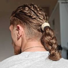 Viking Hairstyles Male, Viking Hairstyle, Mohawk Hairstyles Men, Haircut Men, Viking Hair, Mens Braids