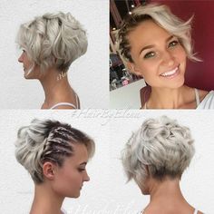 Bridal Bob, Hairstyle With Braids, Cute Wedding Hairstyles, Layers Short, Vintage Curls, Short Shag Hairstyles, Wedding Hairstyles With Veil