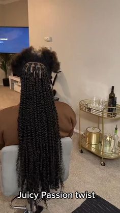 Passion Twists Long, Passion Twists, Big Box Braids Hairstyles, Goddess Braids Hairstyles, Tiktok Account