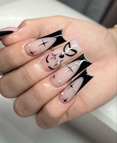 Chicana Nails Designs, Chicano Nails Designs, Acrylics 2023, Chola Nails Designs, Gangster Nails Designs, Cholo Nails, Chola Nails, Chicano Nails, Chicana Nails