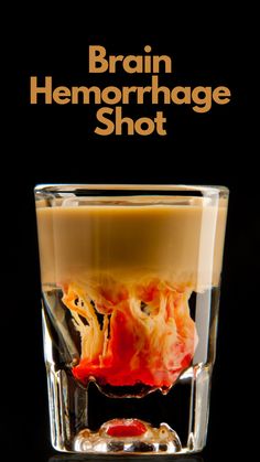 Discover the thrill of the Brain Hemorrhage Shot, a visually striking and deliciously unsettling concoction that combines peach schnapps, Irish cream liqueur, and grenadine. This eerie libation is not for the faint of heart, but it's perfect for those who crave a memorable party experience. Watch as the Irish cream curdles into an otherworldly brain-like texture amidst the vibrant red grenadine. via @mybartender Brain Shot, Grenadine Cocktail, Cream Cocktails, Fun Halloween Drinks, Halloween Themed Drinks, Halloween Brew, Cocktail Drinks Alcoholic, Irish Cream Liqueur, Easy Cocktail