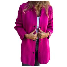 PRICES MAY VARY. Comfy Material:We use high-quality fabric and trendy design, so our women casual jacket is soft and comfortable with fair stretch, which means you can keep comfortable at all times.It's perfect for travel and does not wrinkle.****coat puffer jacket womens clothing womens winter jacket jean jacket for women trendy denim jacket flannel jacket women shacket women flannel jacket womens jackets faux leather jacket fall shirts fall fashion black leather jacket women women's clothing w Stylish Winter Coats, Look Boho Chic, Chic Jacket, Blazer Casual, Elegant Blazers, Cozy Coats, Winter Pullover, Open Front Sweater, Elegante Casual