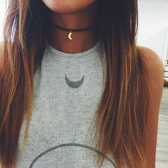 Gold Crescent Choker – Stargaze Jewelry Diy Choker, Moon Choker, A Necklace, Crescent Moon, Cute Jewelry, Crescent, Close Up, Choker