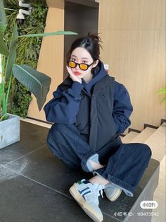 Japan Outfits, Girls Attire, Color Combos Outfit, Fashionista Clothes, Stylish Work Outfits, Instagram Outfits, Tomboy Fashion, Korea Fashion, 가을 패션