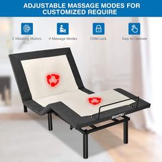 the adjustable massage tables are designed to help you relax and rejuvenate your body