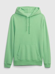 Soft cotton-blend hoodie.  Hooded neckline with drawcords.  Long sleeves with banded cuffs.  Mini Gap arch logo at front.  Banded hem.  Straight silhouette with a relaxed fit.  Hits at the hip. Harper Zilmer, Gap Logo, Arch Logo, Christmas Board, Mini Logo, Mini Logos, Cute Preppy Outfits, Birthday Wishlist, Home Room Design