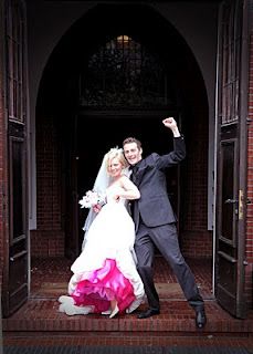 Wear a selfmade colored crinoline skirt under your Wedding dress! Be unique and colorful! Colored Wedding Dresses, Happily Ever After, Ever After, Elopement, Wedding Planning, Victorian Dress