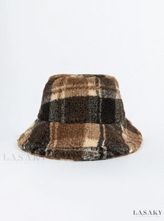 Lasaky - Premium Brown Dion Bucket Hat Teddy Bucket Hat, Brown Bucket Hat, Bucket Hat Style, Leisure Dress, Warm Winter Boots, Holiday Tags, Sun Hats For Women, Chain Belt, Soft Shorts