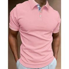 Season:Summer; Fabric:Polyester; Sleeve Length:Short Sleeve; Look After Me:Wet and Dry Cleaning,Washable; Gender:Men's; Style:Comfortable,Fashion,Basic; Elasticity:Micro-elastic; Tops Type:Golf Shirt,Polo Shirt; Occasion:Holiday,Sports,Casual; Fit Type:Regular Fit; Pattern:Plain,Solid Color; Design:Button; Neckline:Lapel; Listing Date:06/28/2023; Bust:; Length:; Shoulder Width: Green Polo Shirt, Basic Fashion, Color Plain, Green Polo Shirts, Green Polo, Polo Classic, Style Comfortable, Fashion Comfortable, Style Basic