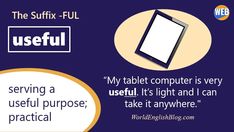 an advertisement for a tablet computer that is being used by the user and has a caption about it