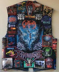 Battle Jackets Battle Vest Ideas, Thrasher Outfit, Battle Jacket Ideas, Metal Vest, Metal Outfit, Vest Ideas, Punk Fashion Diy, Battle Jackets