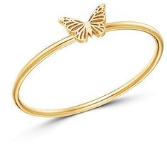 Chicco Zoë 14K Yellow Gold Itty Bitty Butterfly Ring 14k Yellow Gold Dainty Butterfly Ring, Dainty 14k Yellow Gold Butterfly Ring, Dainty 14k Gold Butterfly Ring, Dainty Yellow Gold Butterfly Ring, Zoe Chicco, Butterfly Ring, Itty Bitty, Jewelry Watches, Gold Bracelet