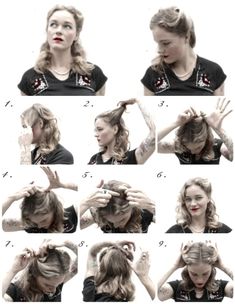 Retro Updo, Rockabilly Fashion, Retro Hairstyles