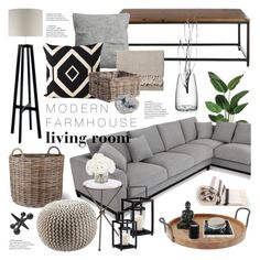 a living room filled with lots of furniture and decorating items on top of each other