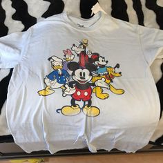 Brand New And Never Worn Disney Boutique, Disney Incredibles, Mickey Mouse Shorts, Star Wars Princess Leia, Disney Frozen Olaf, White Short Sleeve Shirt, Toy Story Shirt, Disneyland Halloween, Navy Blue Shirts