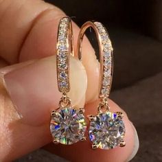 (eBay) Find many great new & used options and get the best deals for 2Ct Round Cut Moissanite Drop/Dangle Earrings 14K Yellow Gold Plated at the best online prices at eBay! Free shipping for many products! Moissanite Drop Diamond Earrings As Gift, Brilliant Cut Dangle Hoop Earrings As Gift, Dangle Hoop Earrings With Brilliant Cut For Gift, Vvs Clarity Diamond Dangle Earrings Gift, Vvs Clarity Dangle Diamond Earrings Gift, Gift Vvs Clarity Diamond Dangle Earrings, Engagement Earrings, Trendy Earrings, Valentines Jewelry